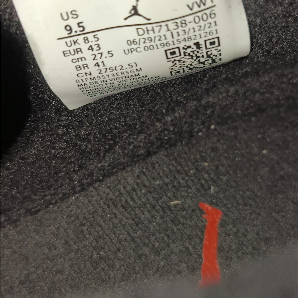 Jordan Gray and Black High-Top Athletic Sneakers - Picture 8 of 16